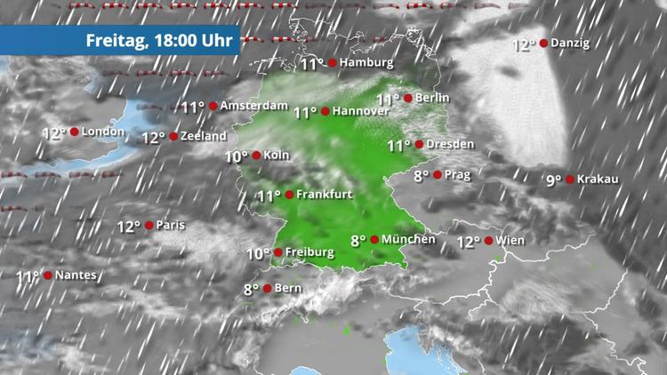 Joshua bringt weiter Regen und Sturm