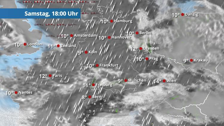 Ganz schön viel Regen unterwegs