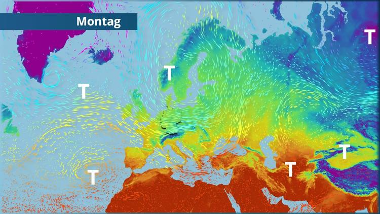 Tief bringt weiter Wind und Kälte