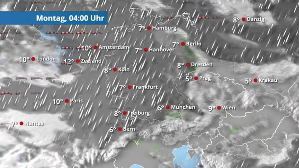 Kaum eine Regenpause in Sicht