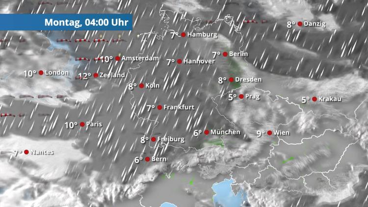 Kaum eine Regenpause in Sicht