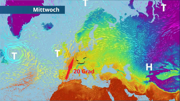 Warmer Streifschuss erwischt uns zur Wochenmitte