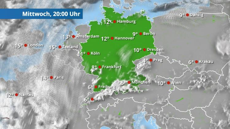 Klare Nacht und goldener Herbst