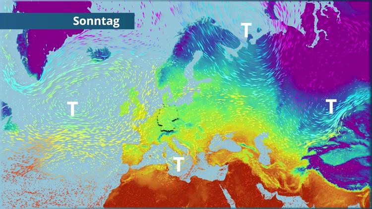 Milde Luft strömt weiter nach Deutschland