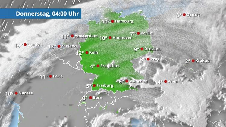 Bedingungen zum Polarlichter gucken sind gut