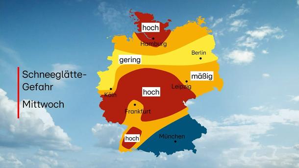 Neuschnee sorgt für Chaos auf den Straßen