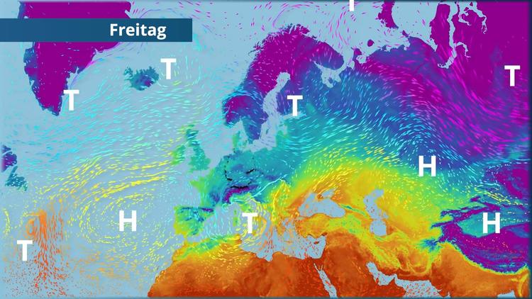Winter mit Kälte bis nach Frankreich und Spanien