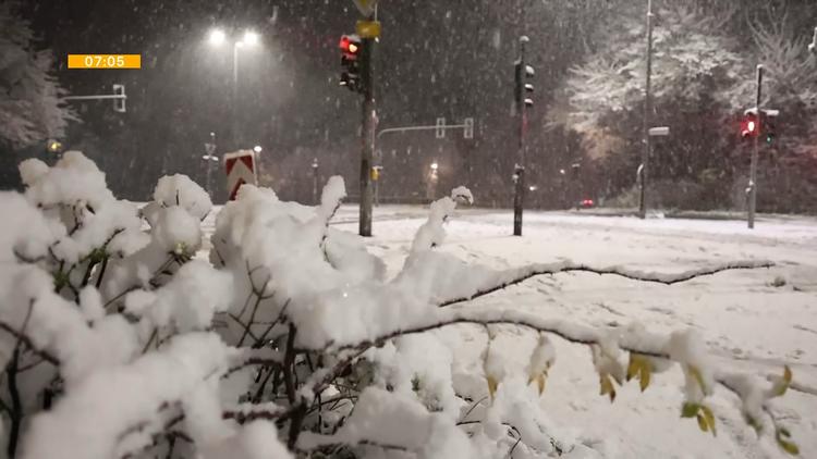 Schnee bis ins Flachland