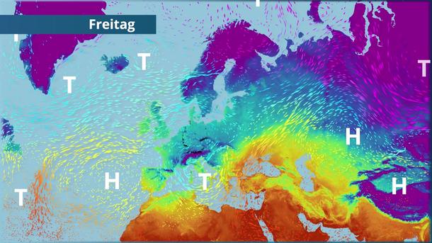 Die kalte Luft macht's sich bequem in Deutschland