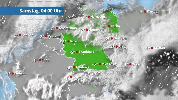Weniger Schnee, dafür mehr Frost