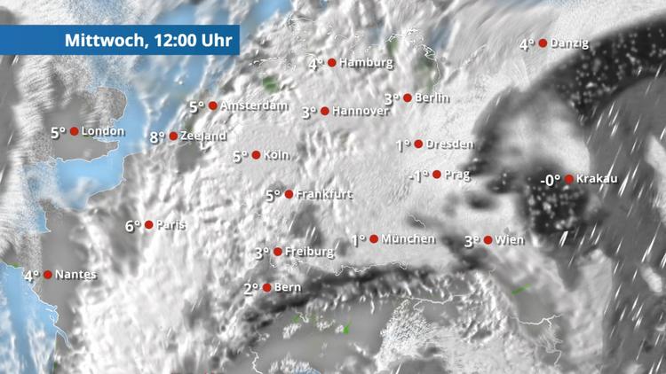 Alles dicht und Dauerschneefall an und in den Alpen
