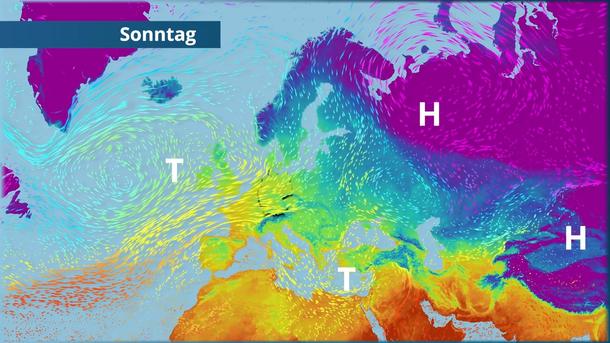 Warme Luft strömt nach Deutschland