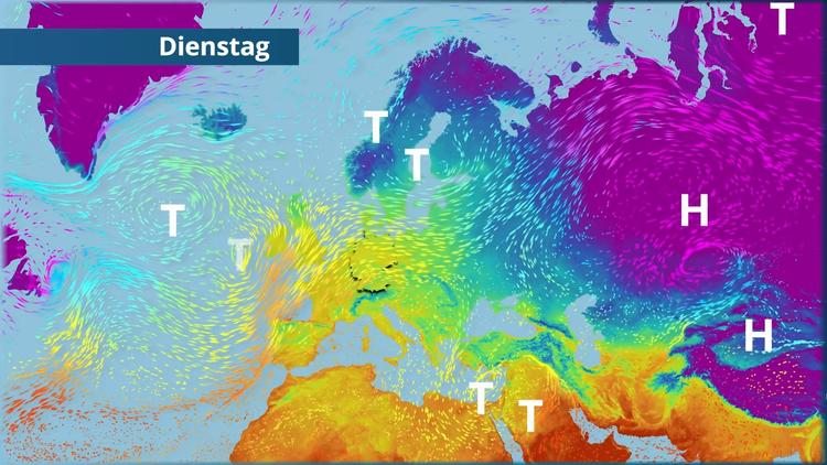 Milde Luft dominiert weiterhin das Geschehen