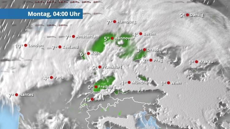 Wolkenlücken schaffen sich Raum