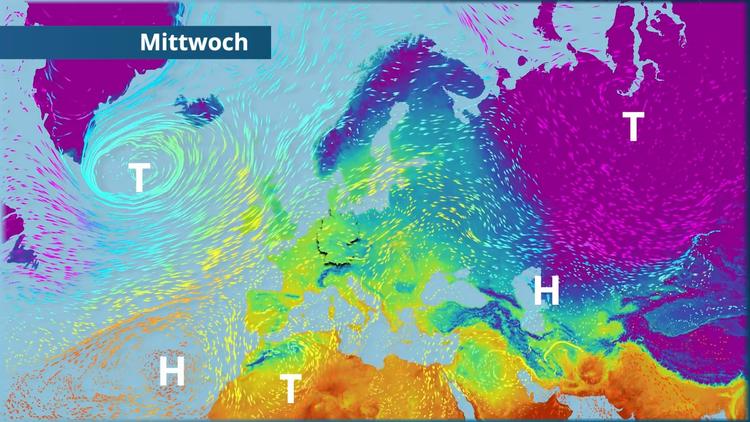 Mächtiger Atlantiksturm schaufelt Wärme nach Deutschland