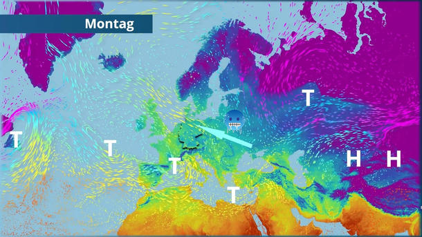 So dreht die Strömung langsam auf kalte Ostluft