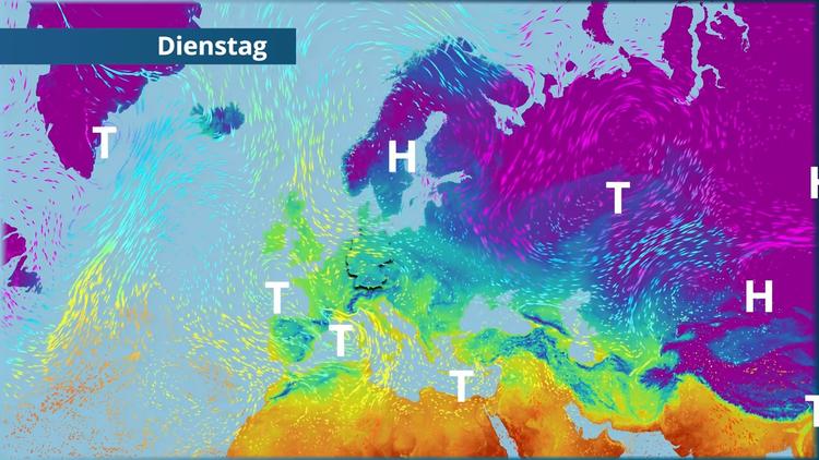 Frost und eisiger Wind - trockene Hochdrucklage lässt uns zittern