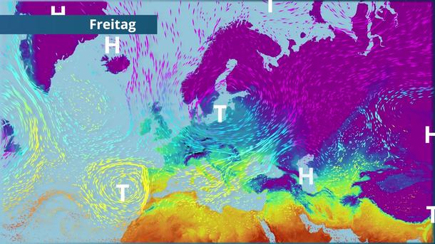 Eisige Luft aus dem Norden dominiert