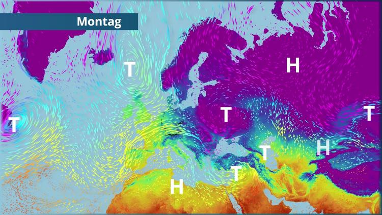 Tiefausläufer bringen Unruhe