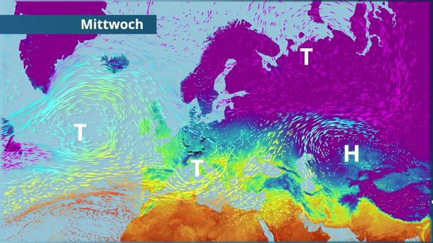 Temperaturgegensätze verschärfen sich