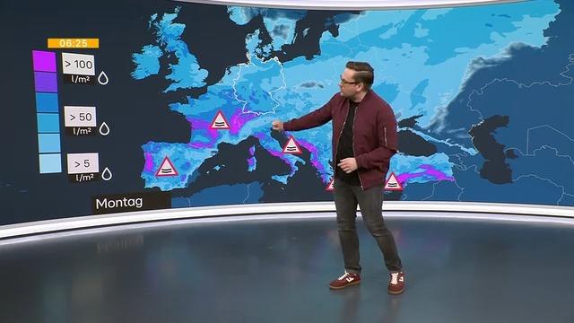 Über 2500 Liter Liter Regen - schwere Unwetter Europa!