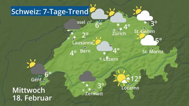 Schweiz: Wie wird das Wetter?