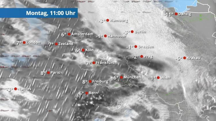 Schnee und Glätte breiten sich ostwärts aus