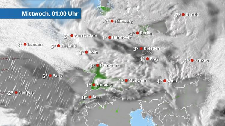 Schnee und Regen werden weniger - zumindest vorübergehend