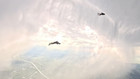 Gefährlicher Flug an der weißen Wand! Fallschirmspringer geraten vor Hagelfront
